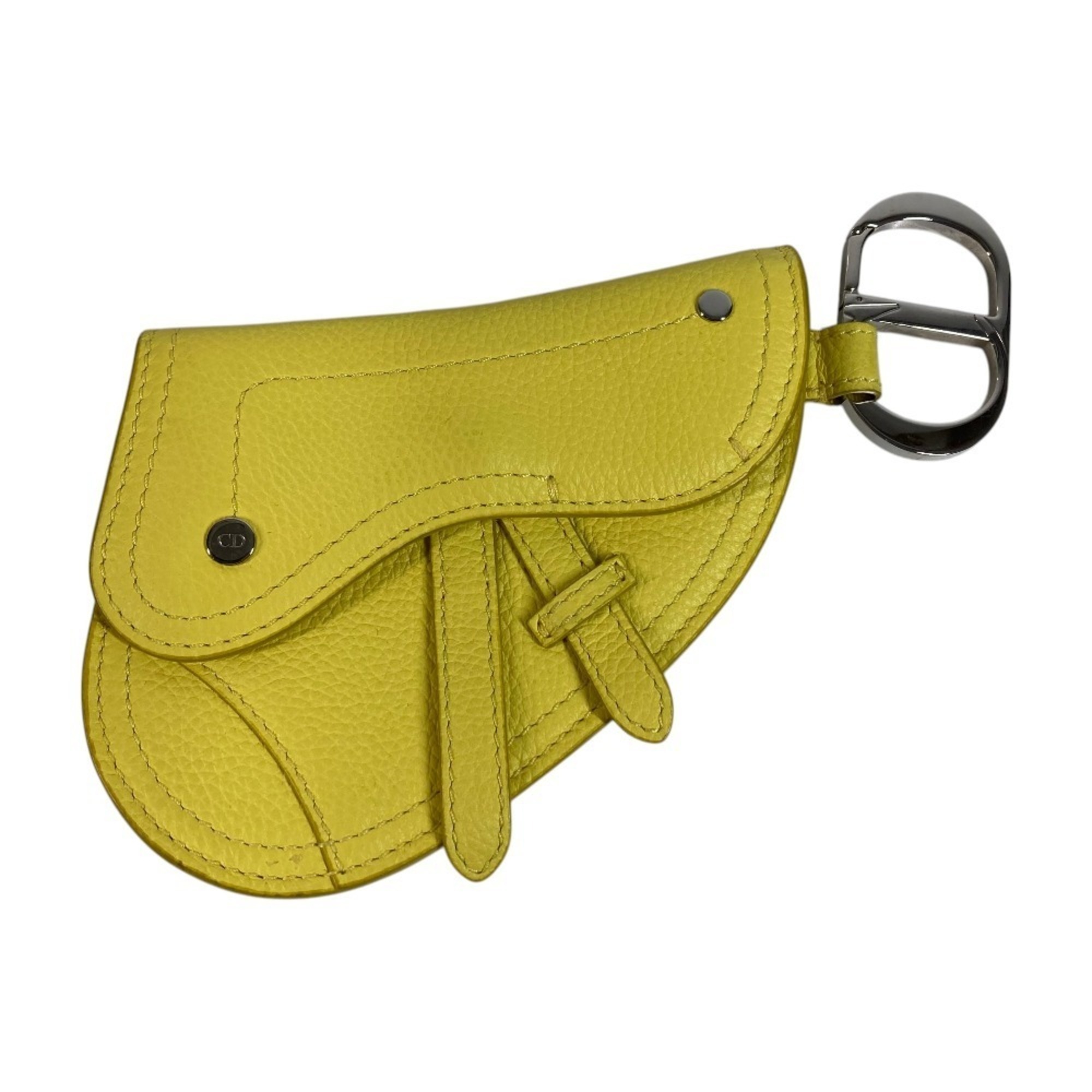 Christian Dior Dior 2adkh127ymj Saddle Cd Logo Accessory Bag Charm Business C...